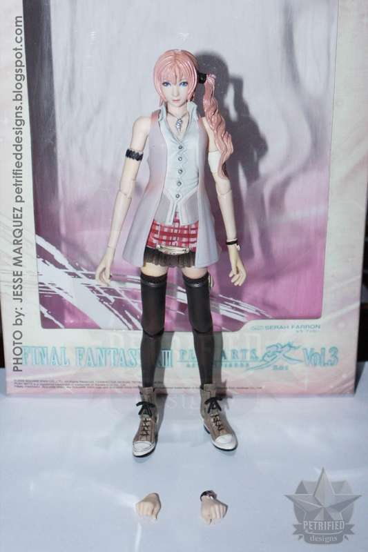 Final Fantasy XIII Play Arts Serah Farron Action Figure New Still Sealed! ( See Photos )