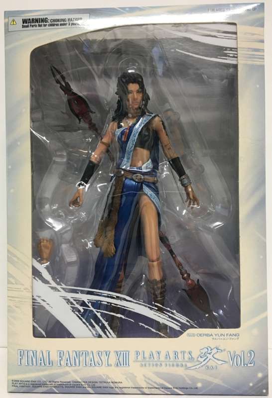 Final Fantasy XIII Play Arts  Oerba Yun Fang Action Figure New Still Sealed! ( See Photos )