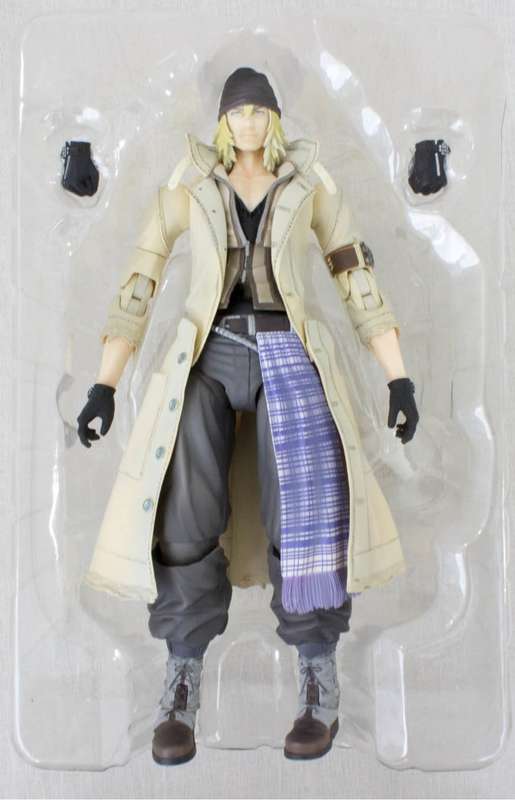 Final Fantasy XIII Play Arts Snow Villiers Action Figure New Still Sealed! ( See Photos )