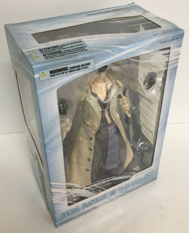 Final Fantasy XIII Play Arts Snow Villiers Action Figure New Still Sealed! ( See Photos )