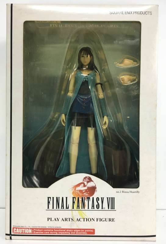 Final Fantasy VIII Play Arts Rinoa Heartilly Action Figure New Still Sealed! ( See Photos )