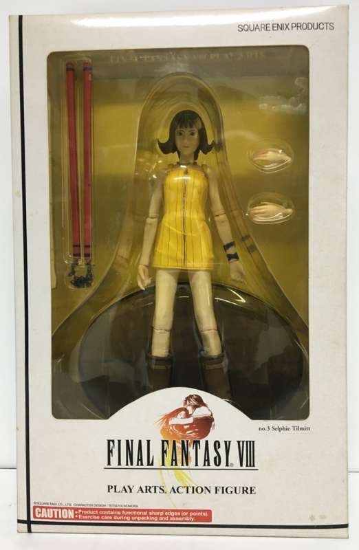 Final Fantasy VIII Play Arts Selphie Tilmitt Action Figure New Still Sealed! ( See Photos )