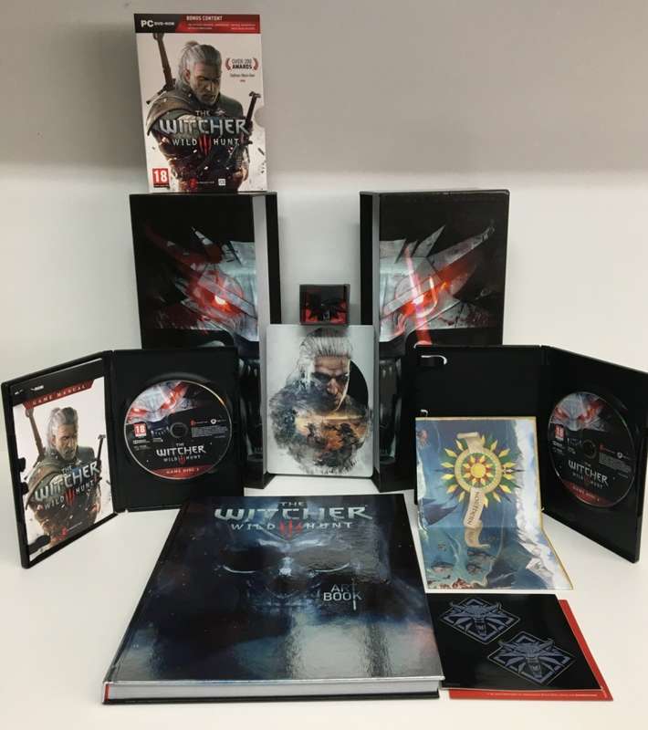 The Witcher III Wild Hunt Collector`s Edition ( PC ) As New Game Code Already Redeemed (See Photos)