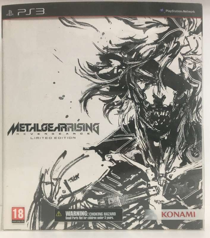 PS3 Metal Gear Rising Revengeance Limited Edition Play Arts Kai Raiden Figurine As New! (See Photos)