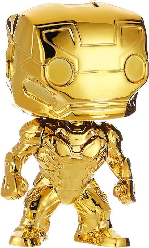 Funko Pop : Marvel Studios - Iron Man # 375 (Gold Chrome) Collectible Figure New!