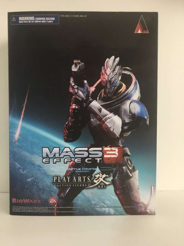 Square Enix Mass Effect 3 Play Arts Kai: Garrus Vakarian Action Figure New!