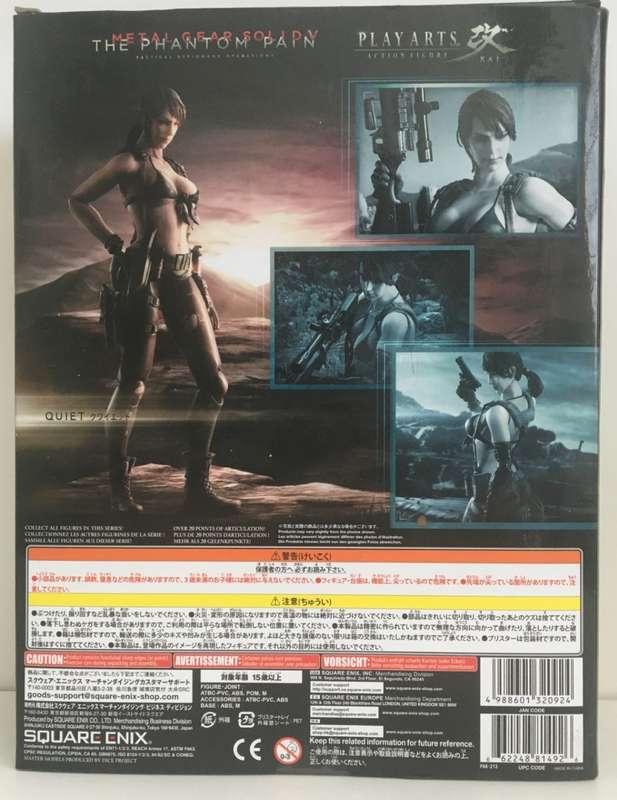 Square Enix Play Arts Kai Metal Gear Solid V: The Phantom Pain Quiet Action Figure New!