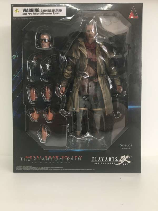Square Enix Play Arts Kai Metal Gear Solid V: The Phantom Pain Ocelot Action Figure New!