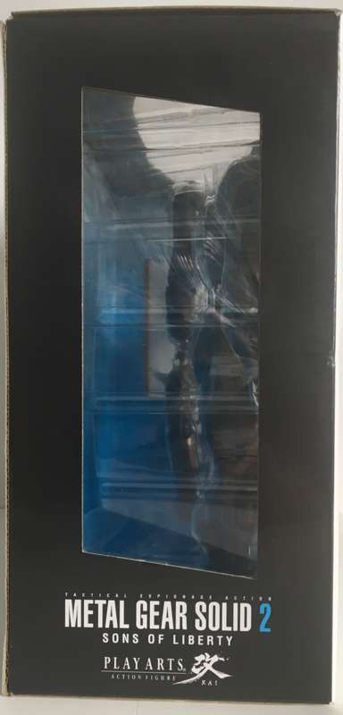 Square Enix Play Arts Kai Metal Gear Solid 2 Sons Of Liberty Solidus Snake Action Figure New!