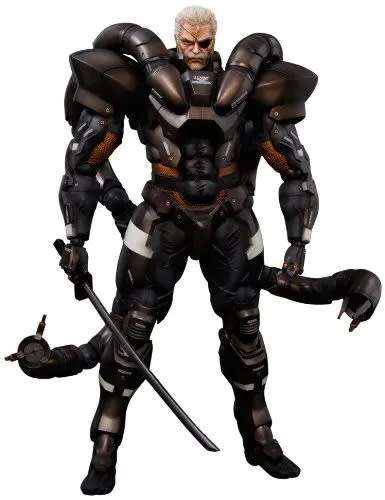 Square Enix Play Arts Kai Metal Gear Solid 2 Sons Of Liberty Solidus Snake Action Figure New!