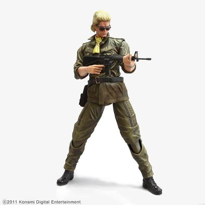 Metal Gear Solid: Peace Walker Kazuhira Miller Play Arts Kai Action Figure New!