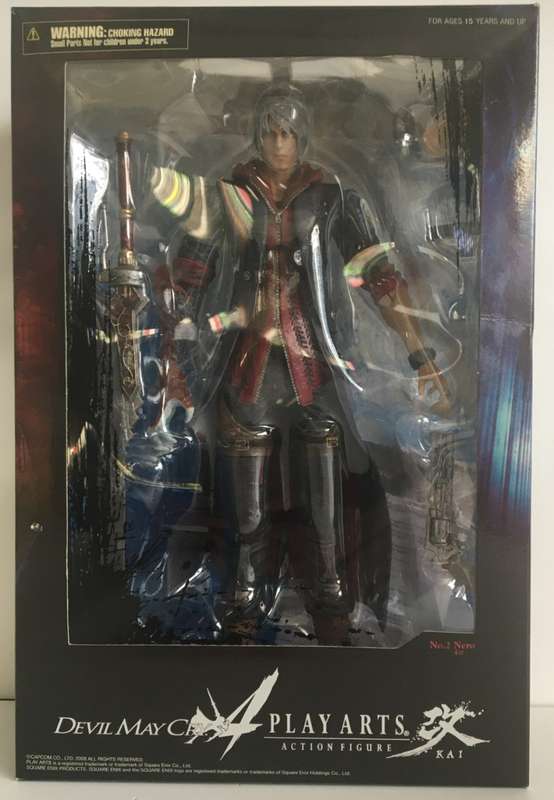 Square Enix Play Arts  Kai Devil May Cry 4 Nero Action Figure New!