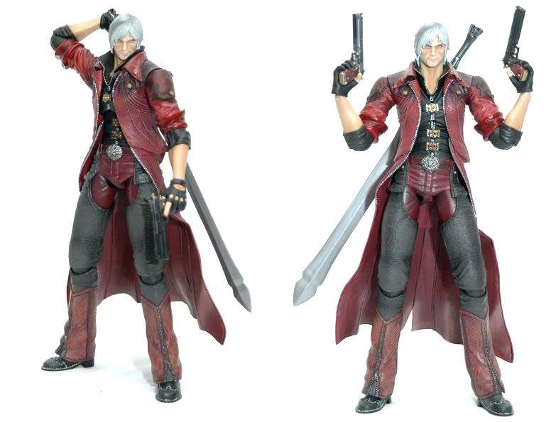 Square Enix Play Arts Kai Devil May Cry 4 Dante Action Figure New!