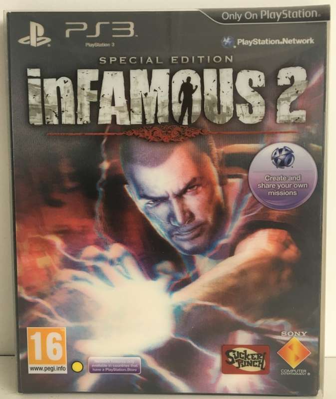 Infamous 2 Special Edition PS3 Like New!