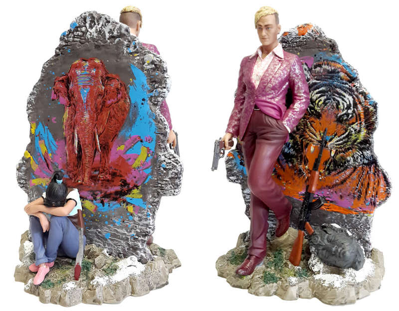 Ubicollectibles Far Cry 4 - Pagan Min: King of Kyrat Figurine Good Condition!