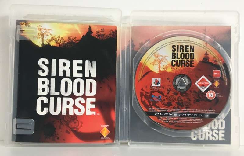 Siren Blood Curse PS3 Manual Included Good Condition!