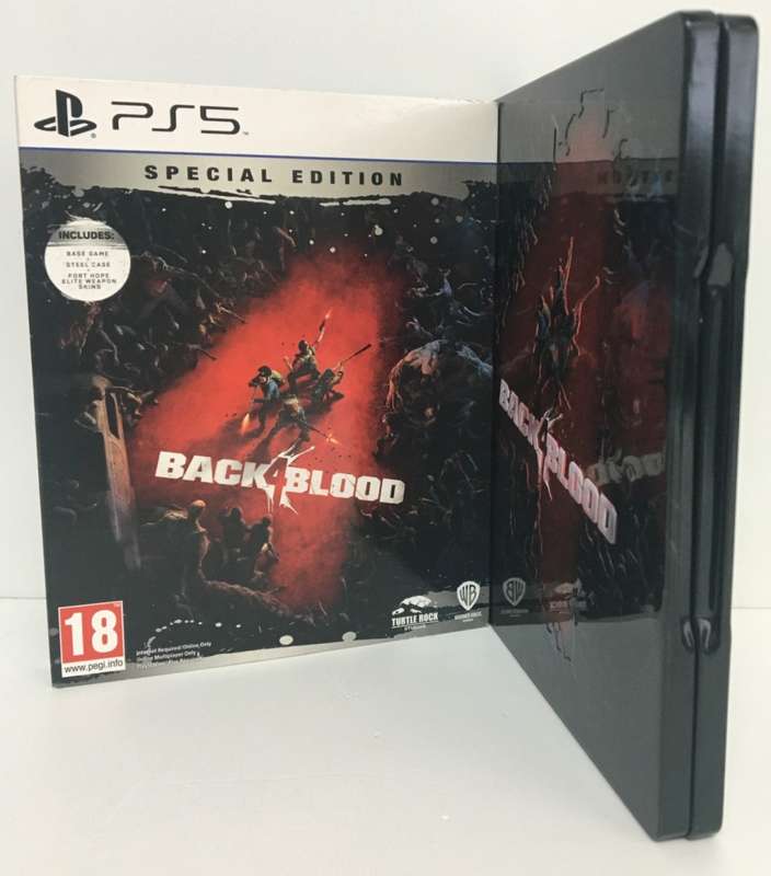Back 4 Blood Special Edition Steelcase PlayStation 5 Great Condition! ( See Photos )