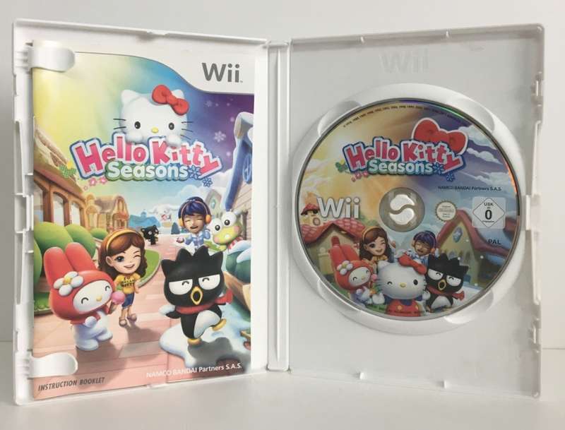 Hello Kitty Seasons Nintendo Wii Booklet Included Great Condition!