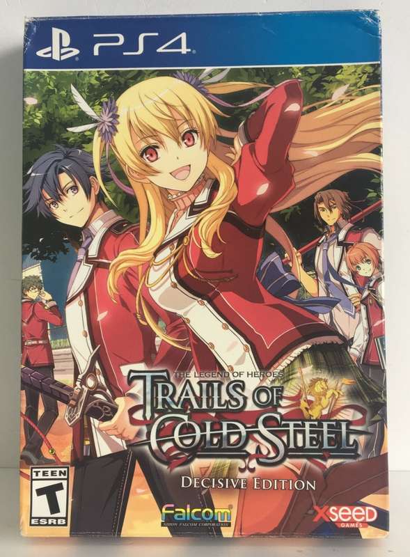 The Legend Of Heroes Trails Of Cold Steel Decisive Edition PS4 Booklet & Ost  Incl. Great Condition!