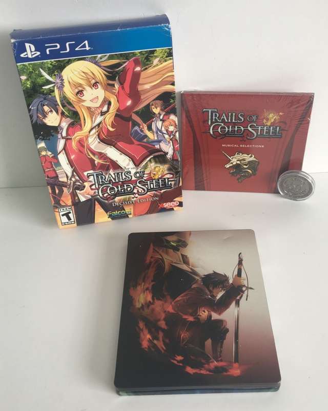 The Legend Of Heroes Trails Of Cold Steel Decisive Edition PS4 Booklet & Ost  Incl. Great Condition!
