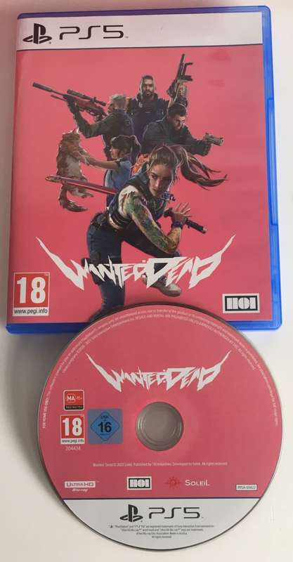 Wanted Dead Collector's Edition PS5 Artbook, Steelbook, OST, Magnet & Postcards Included