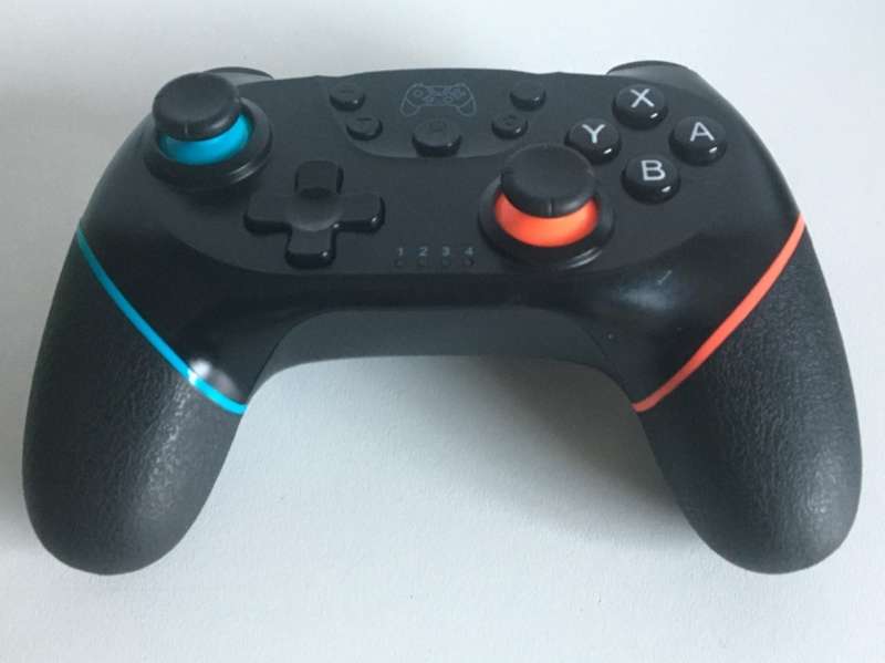 Nintendo Switch V2 Console - Neon Red / Neon Blue + Generic Pro Controller Immaculate Condition!