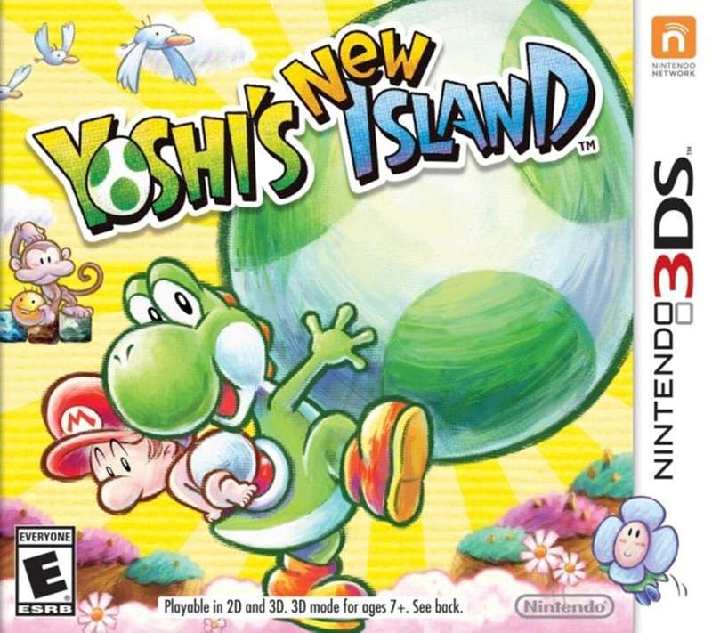Yoshi`s New Island Nintendo 3DS Great Condition!