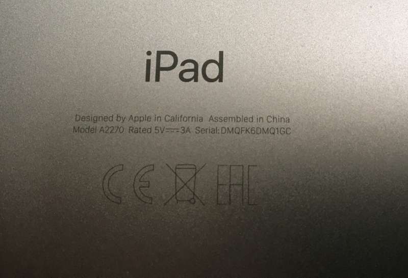 iPad 10.2-inch Model A2270 (8th gen) 32 GB Wi-Fi Only Space Grey Immaculate Condition!