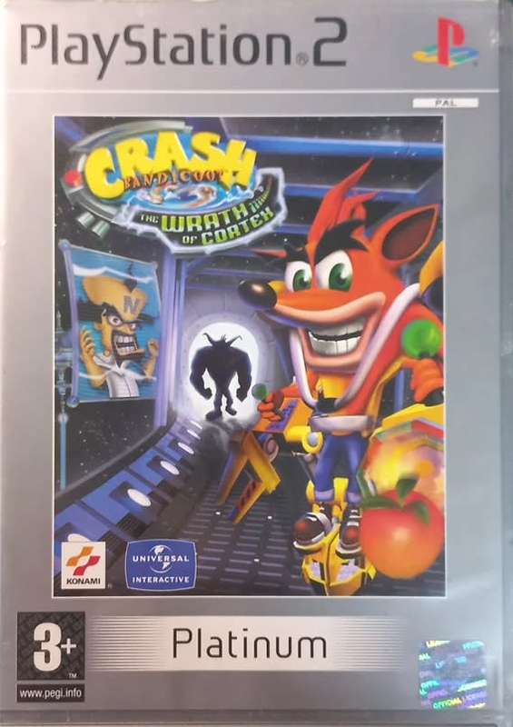 Crash Bandicoot The Wrath Of Cortex PlayStation 2 Platinum Booklet Not Included Good Condition!