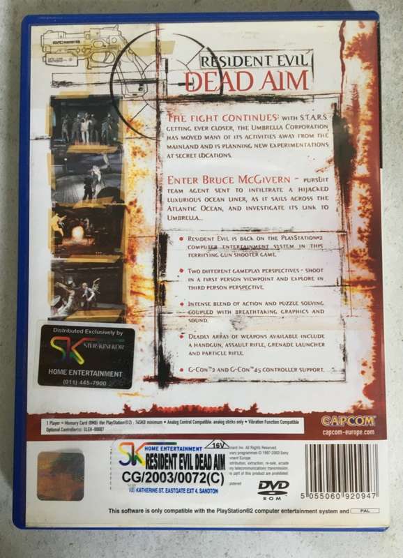 Resident Evil Dead Aim PlayStation 2 Booklet Included Good Condition!