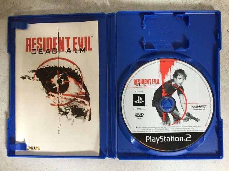 Resident Evil Dead Aim PlayStation 2 Booklet Included Good Condition!