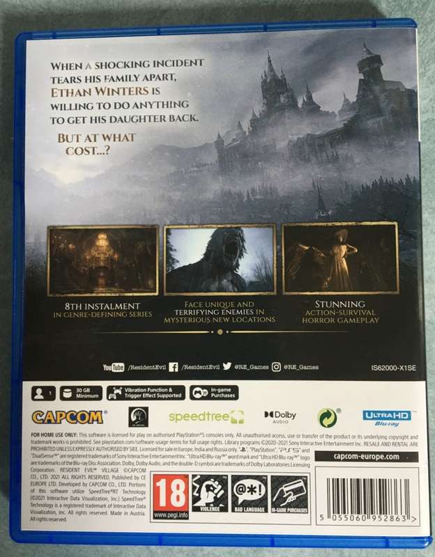 Village Resident Evil Lenticular Edition PS5 Great Condition!