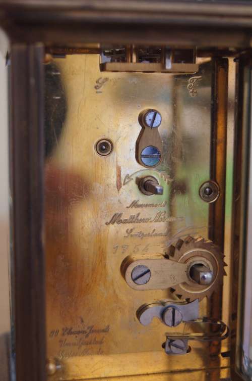 Exquisite! Matthew Norman Carriage Clock with box Working 100%