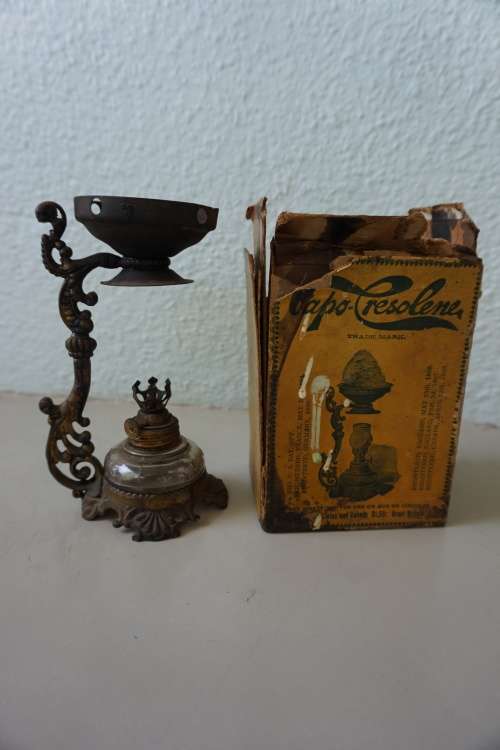 Antique Cresolene Vaporizer with box