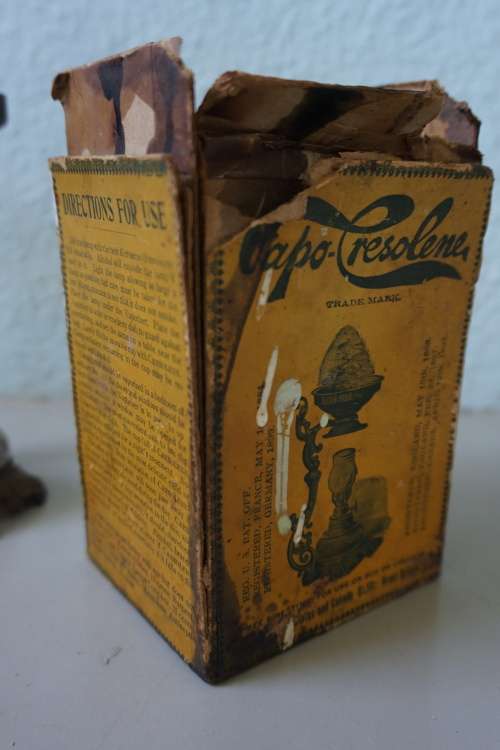 Antique Cresolene Vaporizer with box