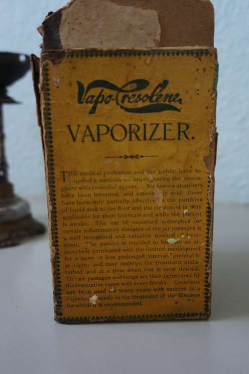 Antique Cresolene Vaporizer with box