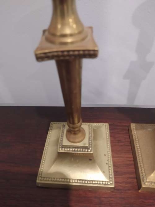 GREAT vintage solid brass candelabra