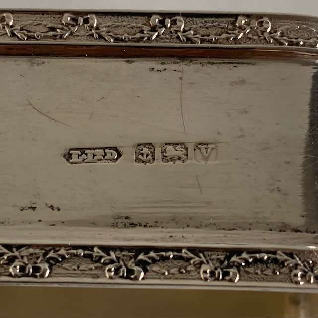 Hallmarked silver Serviette ring