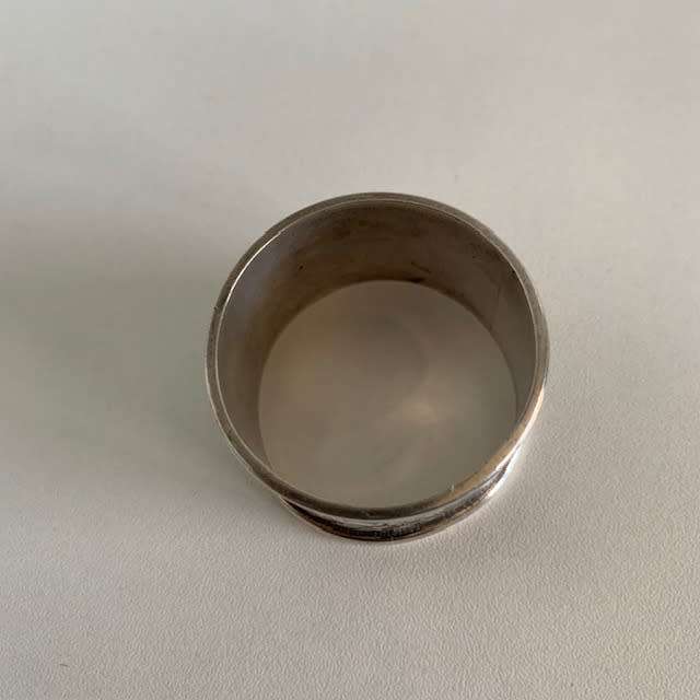 Hallmarked silver Serviette ring