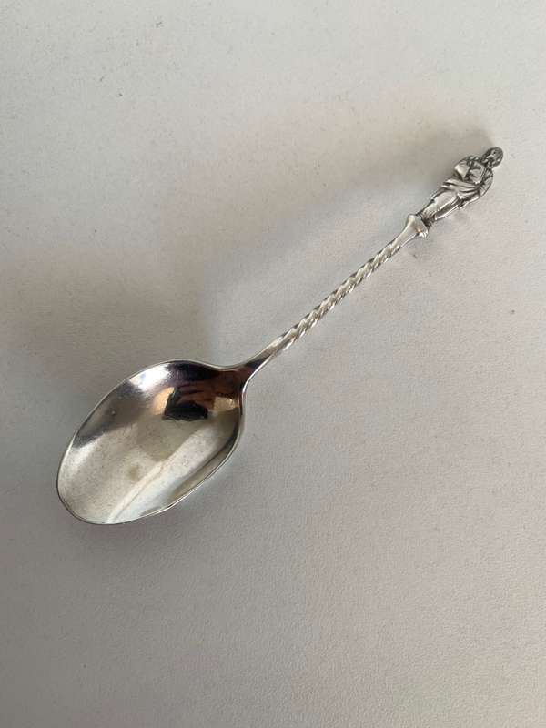 Hallmarked Sterling Silver Apostle coffee spoon