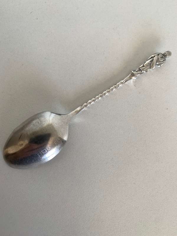 Hallmarked Sterling Silver Apostle coffee spoon