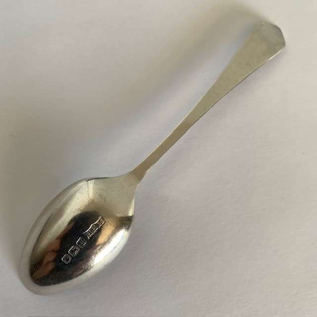 Hallmarked Sterling Silver Coffee spoon