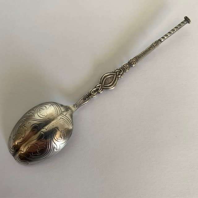 Hallmarked Sterling Silver Coronation spoon