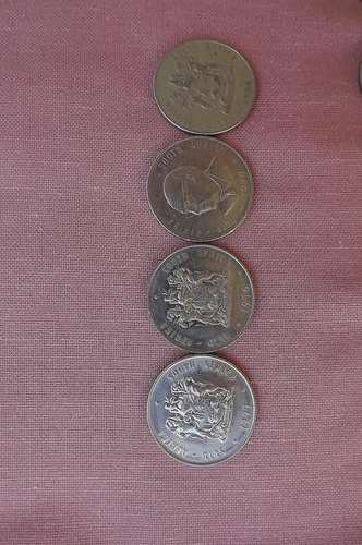 Set of 4 Nickel R1 coins 1977 (UNC) 1978,1979 and 1980