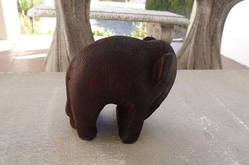 Small Wooden elephant - very old local art