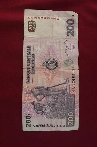 200 Franc Banknote from Central Bank Congo