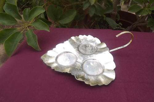 EPNS Condiment plate made in England by Mayell