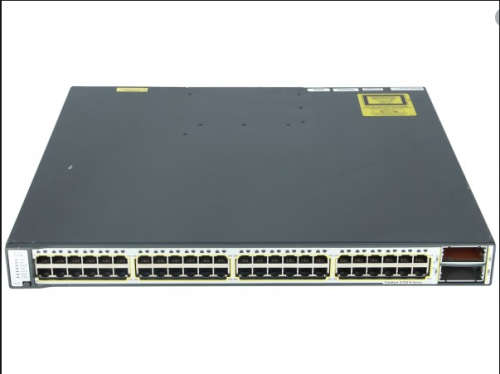 Cisco Catalyst WS-C3750E 48PD PoE Switch w/Rack Ears