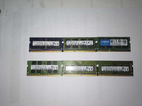 6 x 8GB RAM for Laptop/All-in-One Desktop DDR4 (PC4) and DDR3 (PC3L)