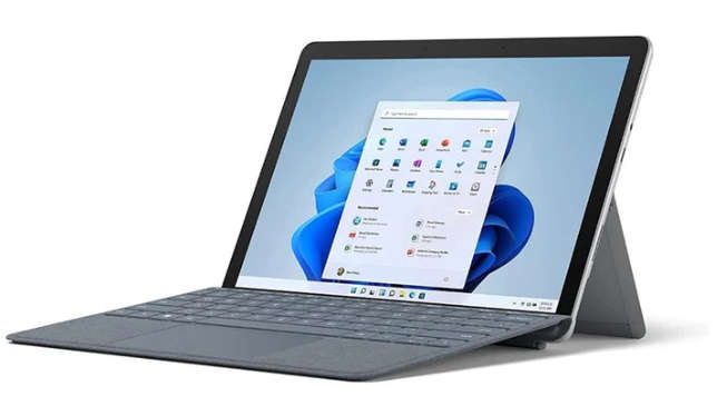 MICROSOFT SURFACE GO 2 CORE(TM) m3-8100Y @1.61 GHz, 8GB RAM, 128GB SSD SILVER + KEYBOARD